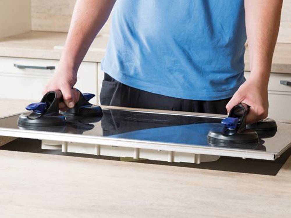 Blue Line plastic glass holder.
