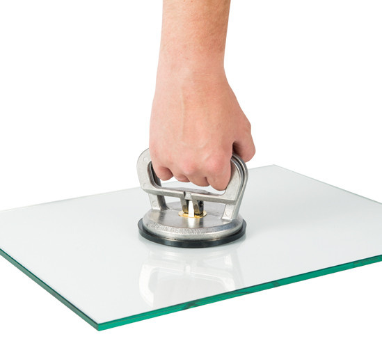 Vacuum lifter, aluminium, single-lever for one-handed operation, 30 kg.