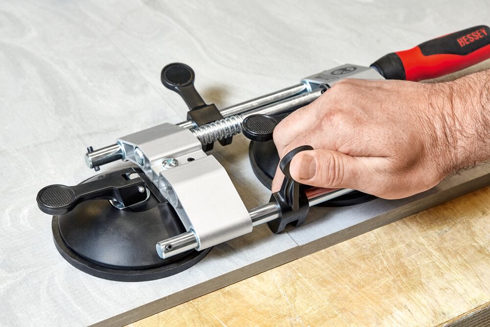 PS55 plate clamp, clamping range 10–55 mm