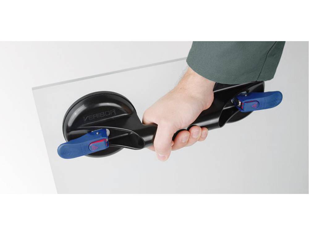Blue Line plastic glass holder.