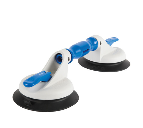 Veribor® 2-nap hinged plastic suction cup.