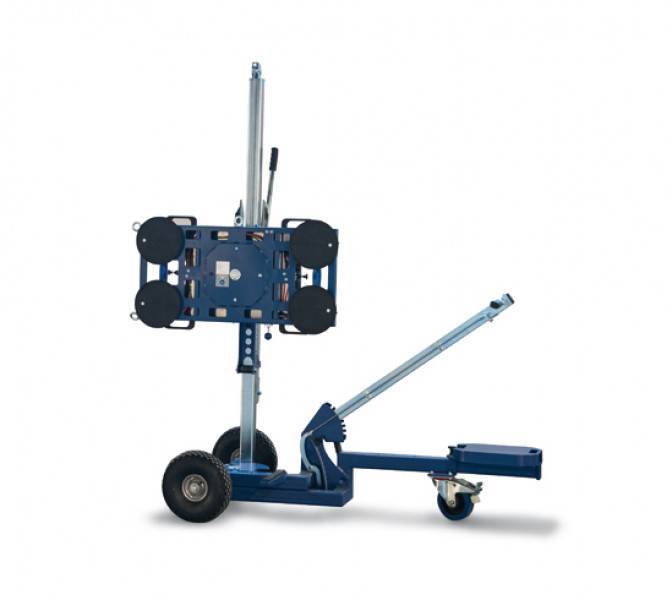 Liftmaster hoist with manual lifting system.
