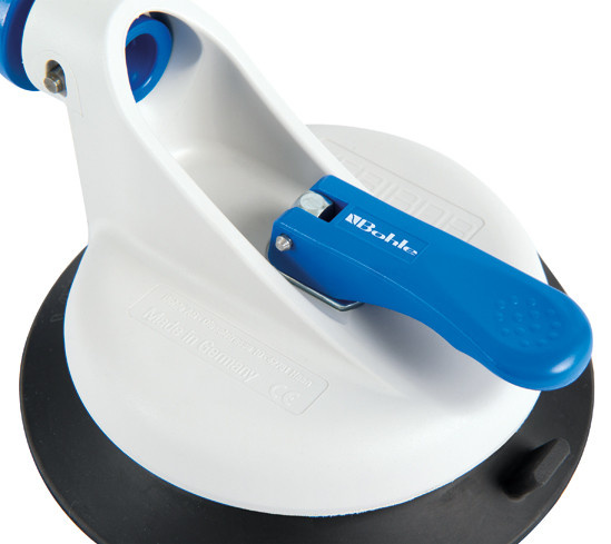 Veribor® 2-nap hinged plastic suction cup.