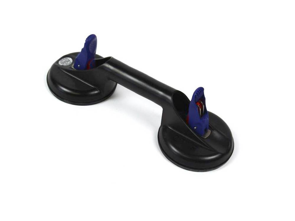 Blue Line plastic glass holder.
