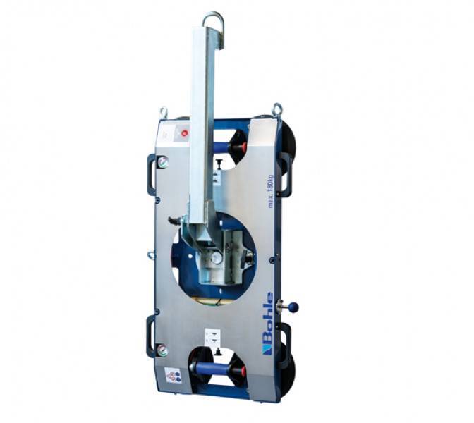 Bohle vacuum lifting system, 180 kg, manual pumping, load capacity up to 180 kg