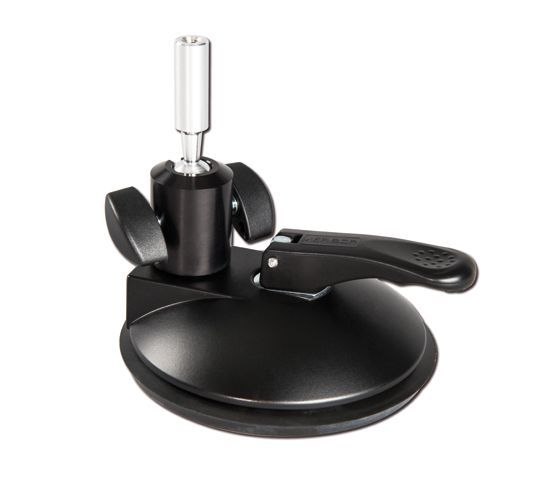 Veribor® high-quality aluminium suction lifter with ball joint, M6 thread with two fixing screws