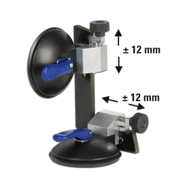Verifix® right-angled suction cup, arm length 200 mm – arm width 127 mm.