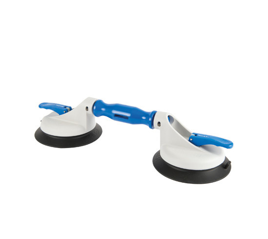 Veribor® 2-nap hinged plastic suction cup.
