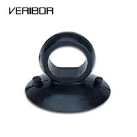 Suction cup, solid rubber with finger loop
