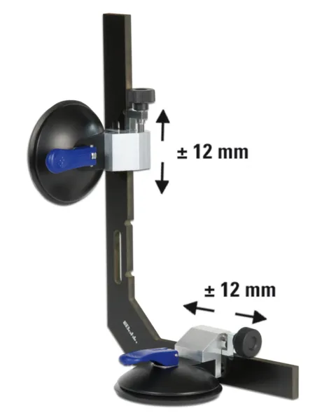 Verifix® right-angled suction cup, arm length 400 mm – arm width 280 mm.