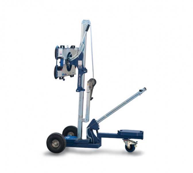Liftmaster hoist with manual lifting system.
