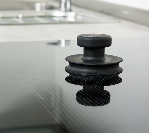 Veribor® suction lifter made of solid rubber.