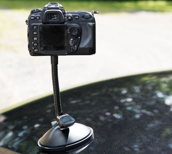 Veribor® high-quality aluminium suction cup with M10x1 thread, Ø 120 mm