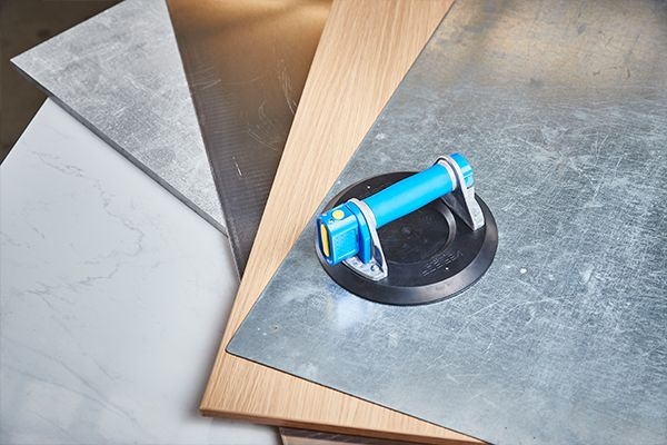 Veribor® aluminium battery-powered suction lifter